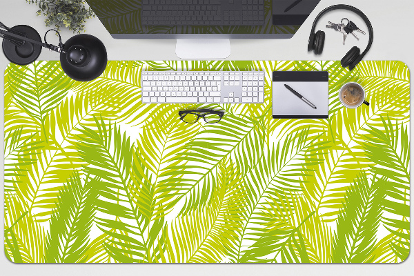 Sous-main bureau Feuilles vertes