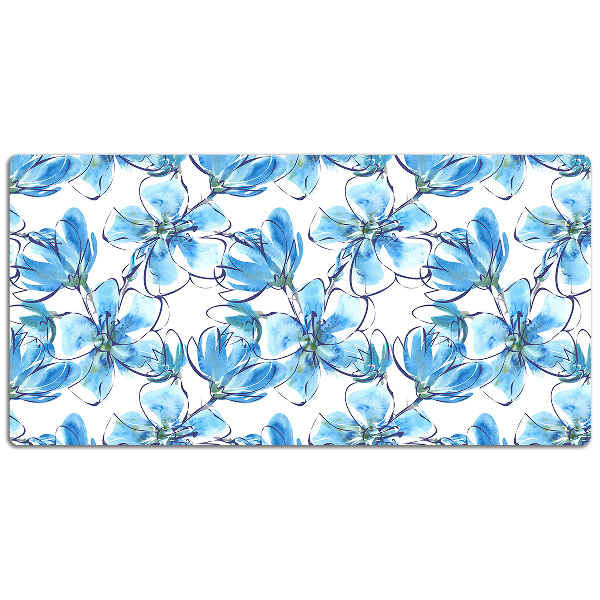 Tapis de bureau Fleurs aquarelles