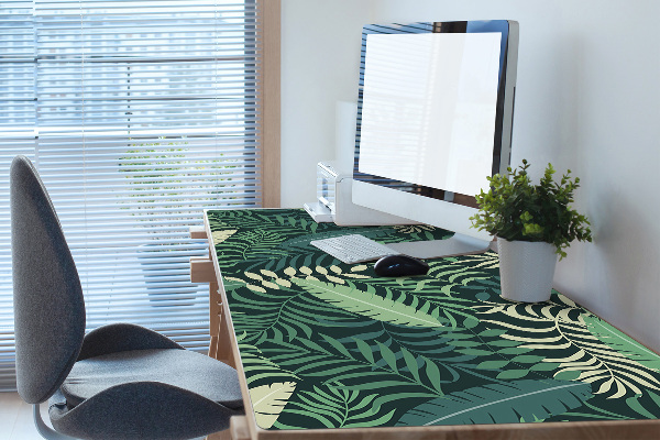 Sous-main bureau Feuilles de palmier