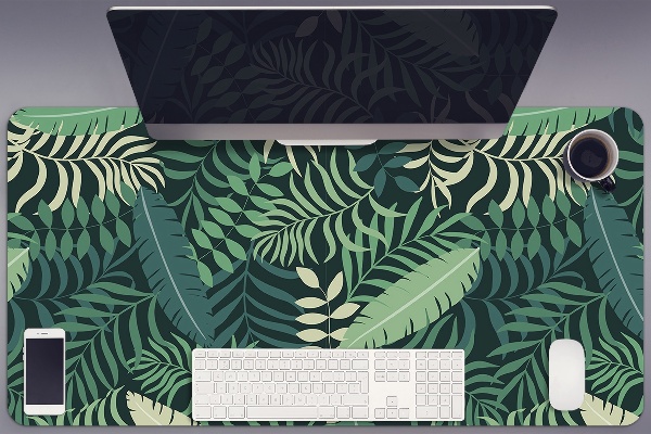 Sous-main bureau Feuilles de palmier