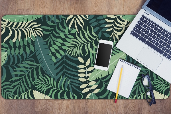 Sous-main bureau Feuilles de palmier