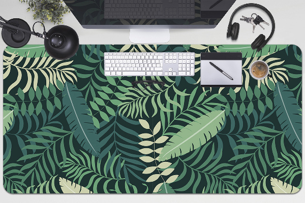 Sous-main bureau Feuilles de palmier