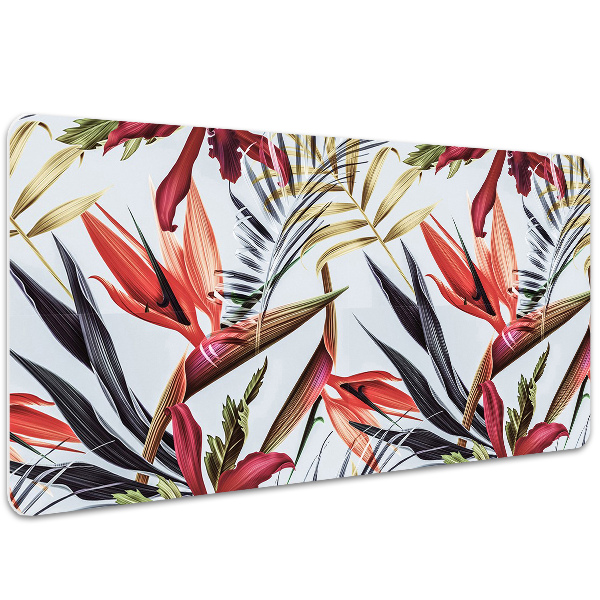 Sous-main bureau Fleurs pastel