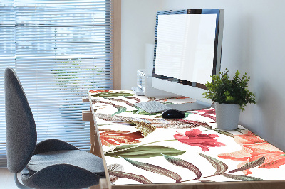 Sous-main bureau Plantes et feuilles