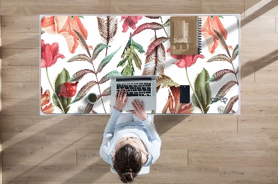 Sous-main bureau Plantes et feuilles