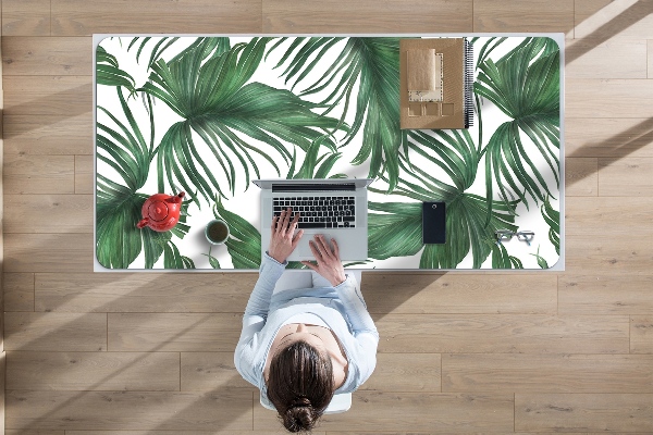 Sous-main bureau Feuilles de palmier