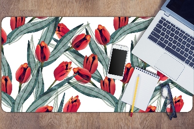 Sous main de bureau Tulipes