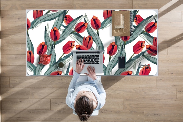 Sous main de bureau Tulipes
