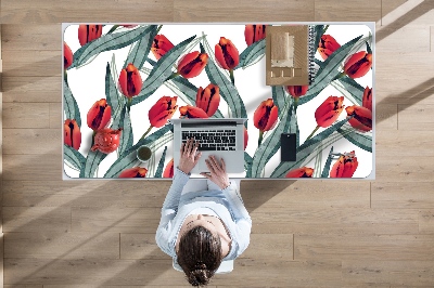 Sous main de bureau Tulipes