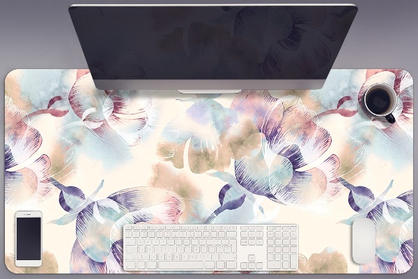 Sous main de bureau Motif floral