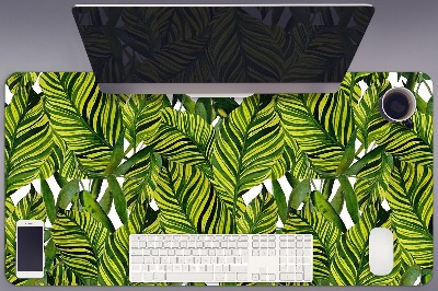 Sous-main bureau Feuilles de la jungle