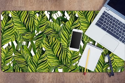 Sous-main bureau Feuilles de la jungle