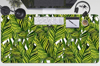 Sous-main bureau Feuilles de la jungle