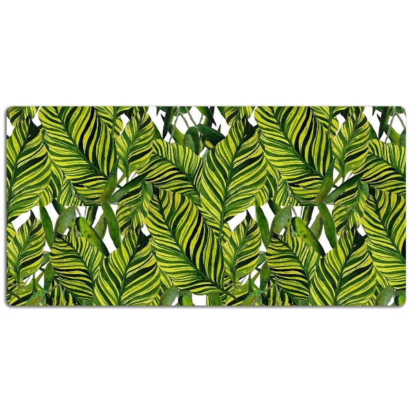 Sous-main bureau Feuilles de la jungle