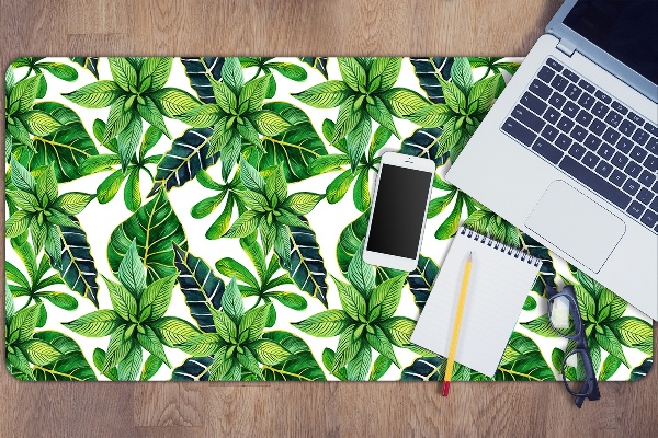 Sous-main bureau Motif à feuilles caduques