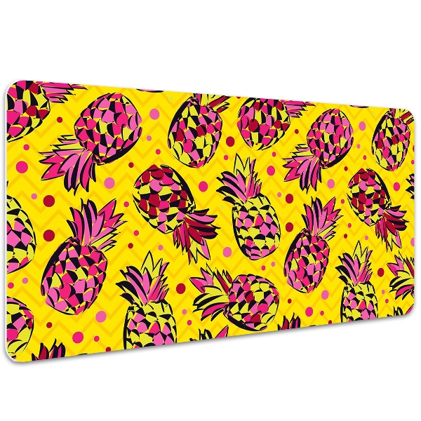 Sous-main bureau Ananas roses