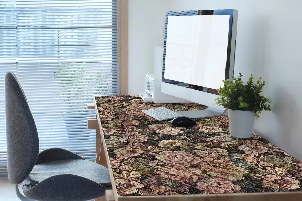 Tapis de bureau Fleurs tissées
