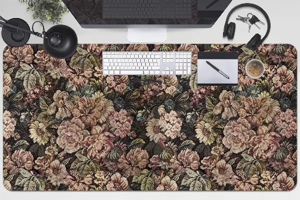 Tapis de bureau Fleurs tissées