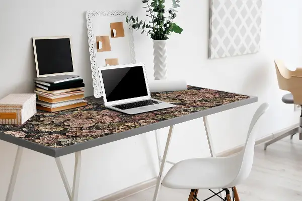 Tapis de bureau Fleurs tissées