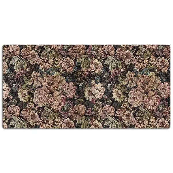 Tapis de bureau Fleurs tissées