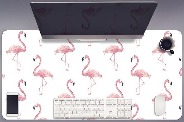 Sous main de bureau Flamants