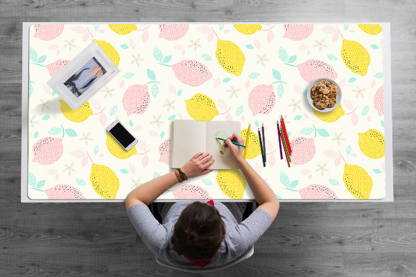 Sous main de bureau Citron