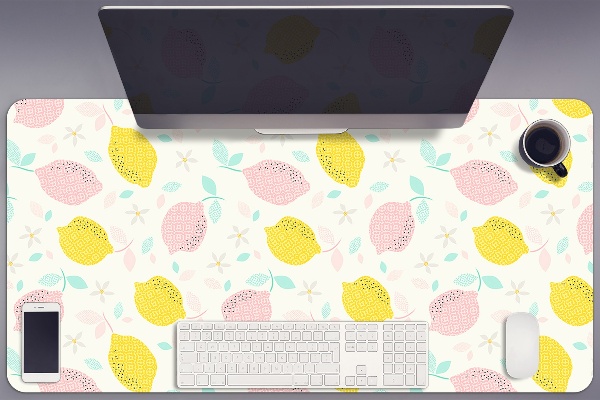 Sous main de bureau Citron