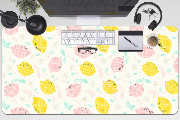 Sous main de bureau Citron