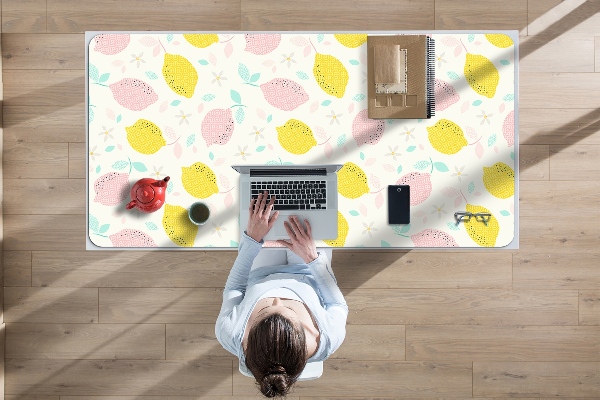 Sous main de bureau Citron
