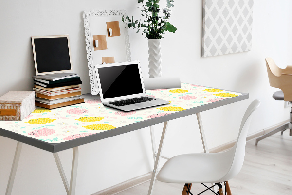 Sous main de bureau Citron