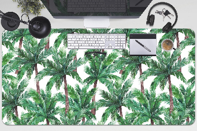 Sous-main bureau Paumes tropicales