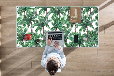 Sous-main bureau Paumes tropicales