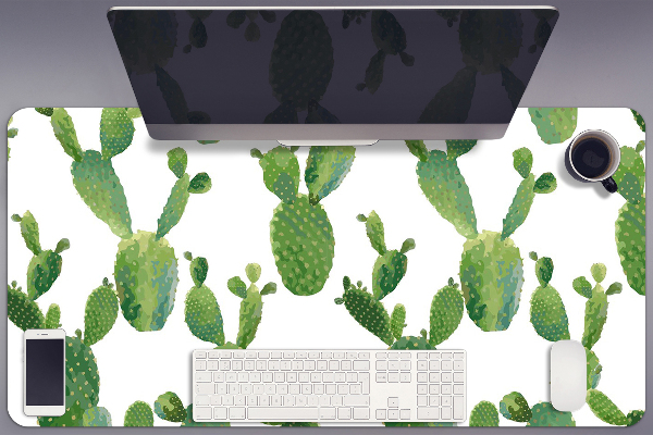 Sous main de bureau Cactus