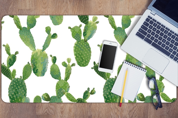 Sous main de bureau Cactus