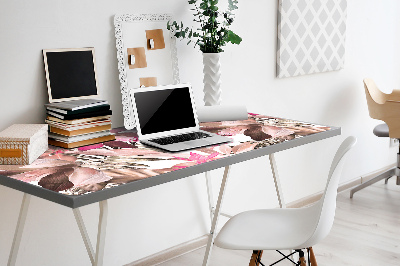 Sous-main bureau Fleurs pastel