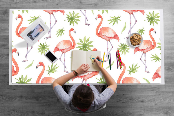 Sous main de bureau Flamants