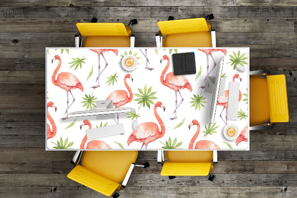 Sous main de bureau Flamants