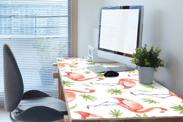 Sous main de bureau Flamants