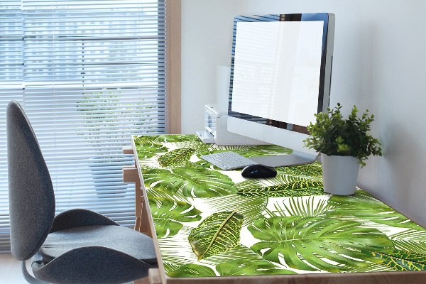 Protège bureau Feuilles tropicales