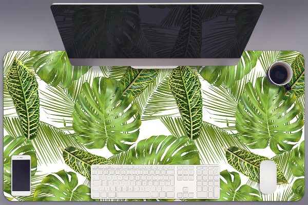 Protège bureau Feuilles tropicales
