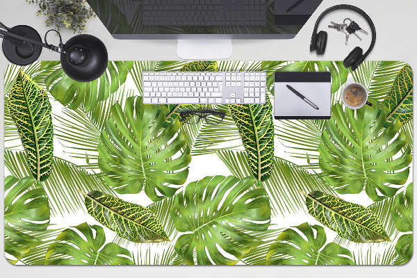 Protège bureau Feuilles tropicales