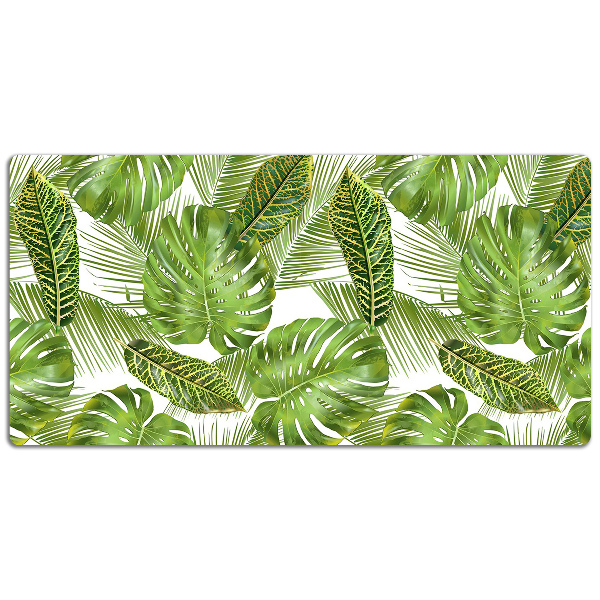 Protège bureau Feuilles tropicales