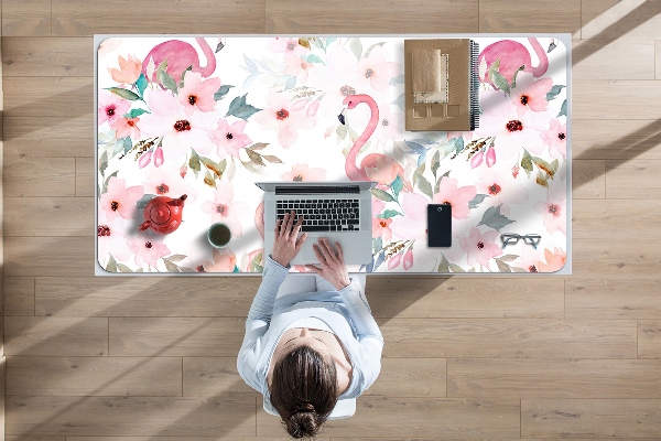 Sous main de bureau Flamants