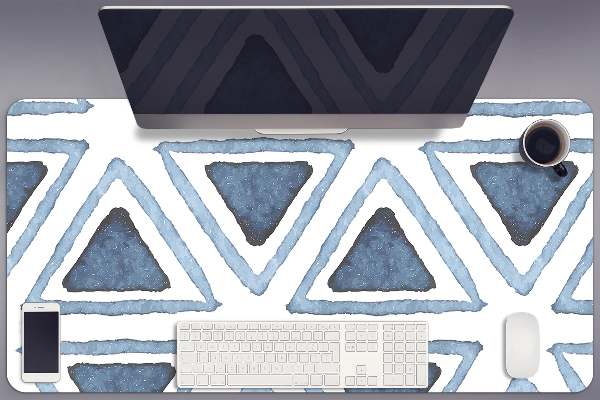 Sous main de bureau Triangles