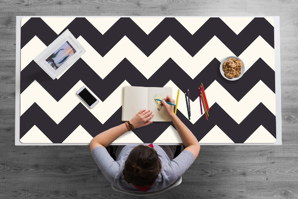 Sous main de bureau Zigzag