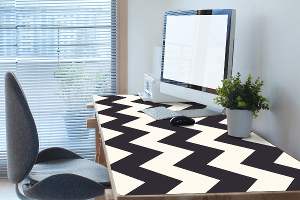 Sous main de bureau Zigzag