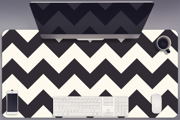 Sous main de bureau Zigzag