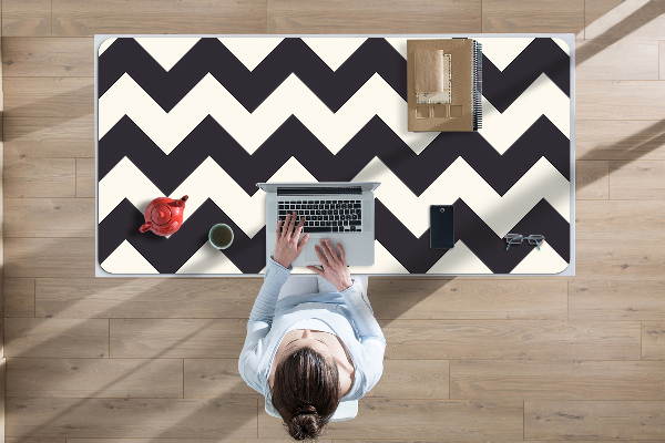 Sous main de bureau Zigzag