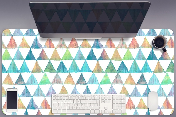 Sous-main bureau Triangles géométriques