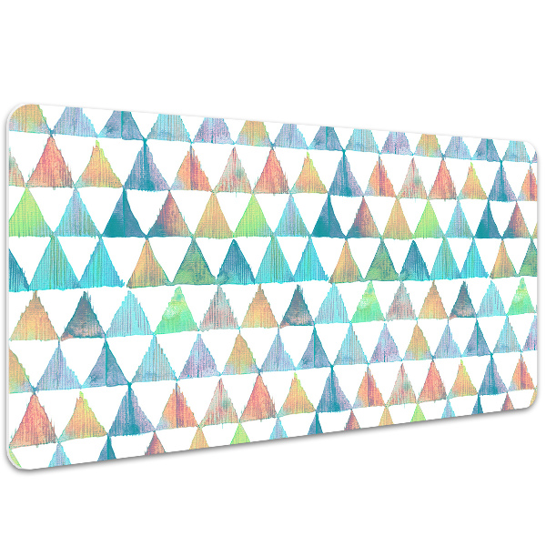 Sous-main bureau Triangles géométriques